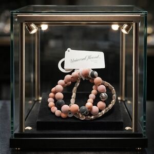 Women's stretchy beaded bracelet